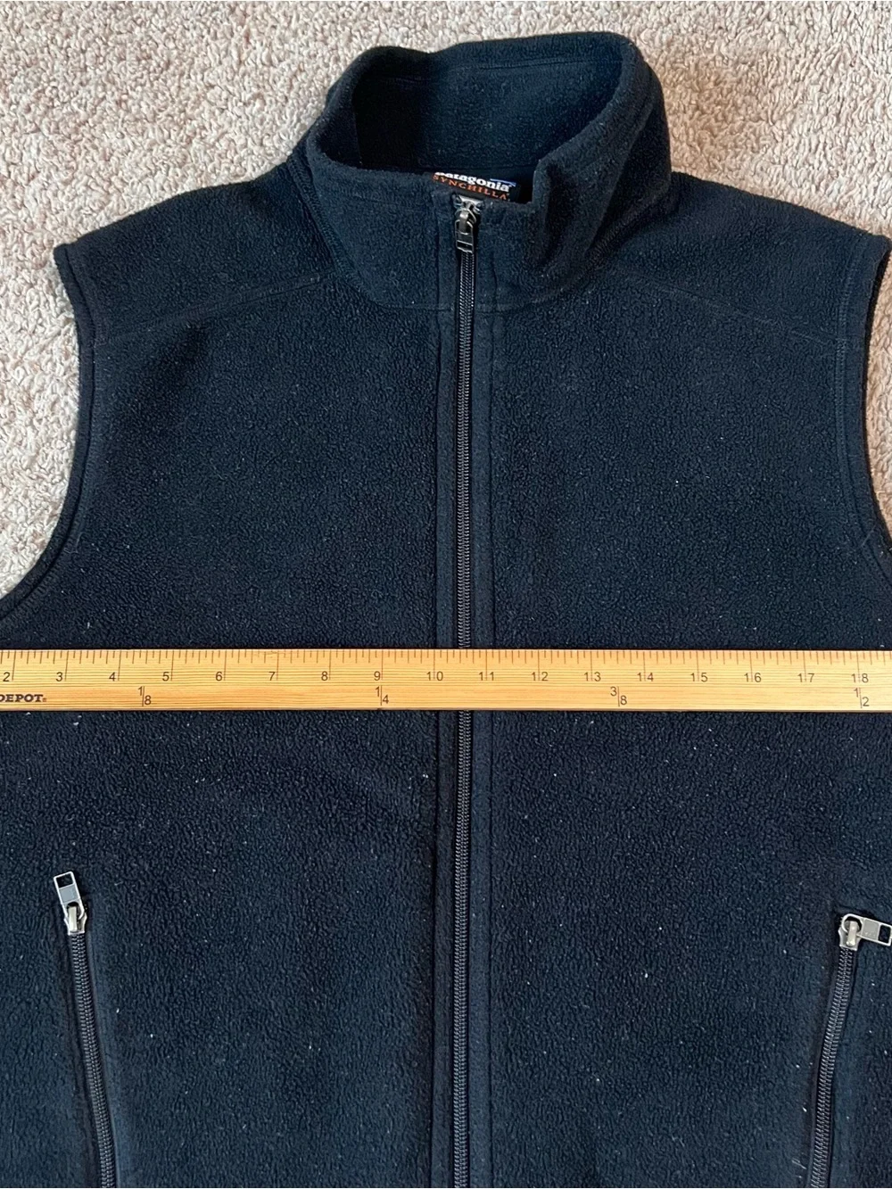 Patagonia Black Synchilla Fleece Vest